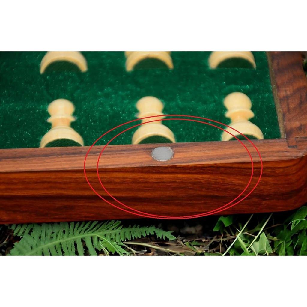 Деревянный складной магнитный шахматный набор ручной работы с магнитными фигурами и дополнительными ферзями для 2 игроков, детей и взрослых