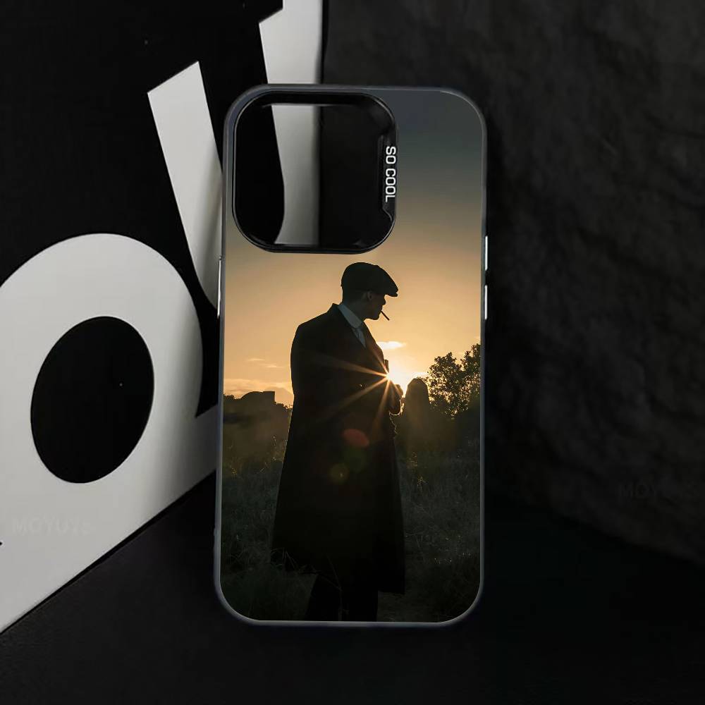 Чехол для телефона R-Ruler от S-Shelby для iPhone 17,16,15,14,13,12,11 Plus,Pro Max,XS, Цветной Серебряный Покрытый Внутренний Чехол