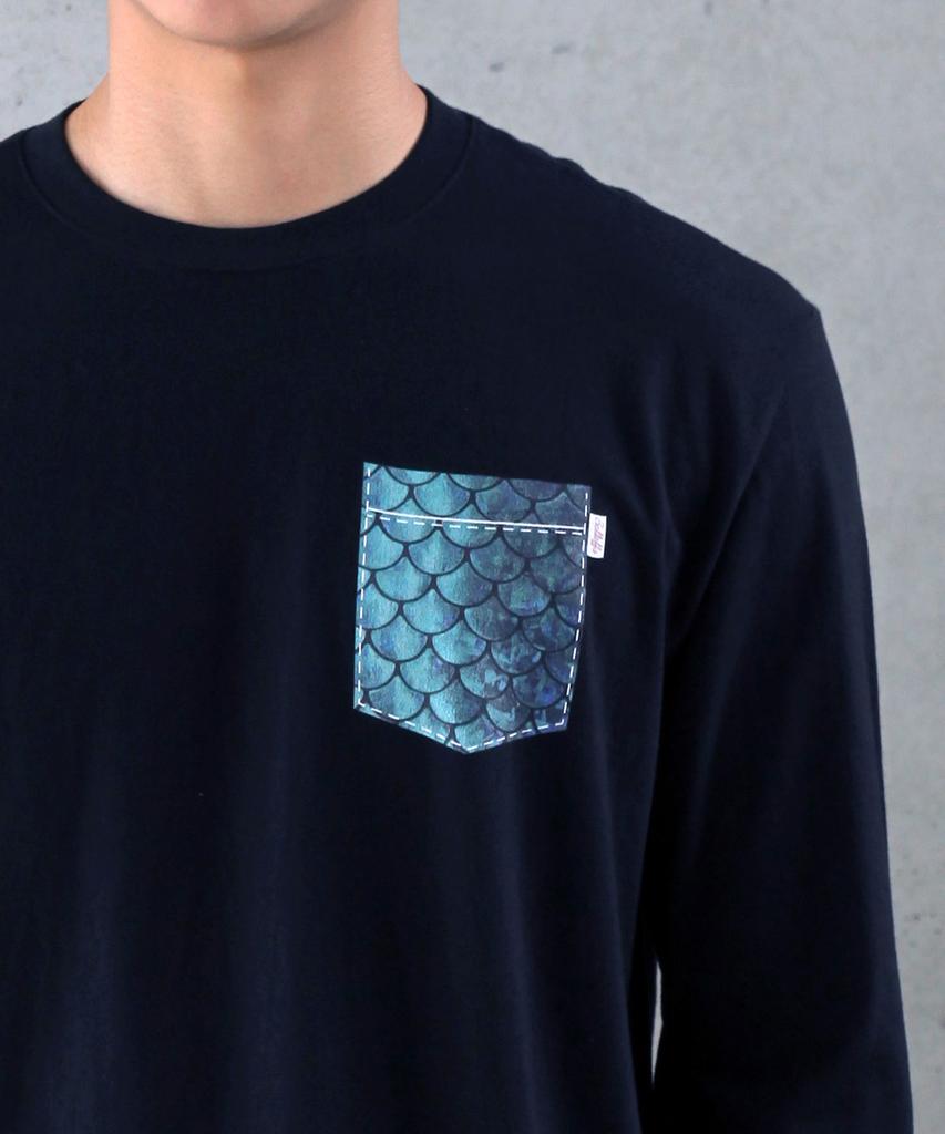 BELLEFFA Squama (Scales) Designer Long-Sleeve T-Shirt