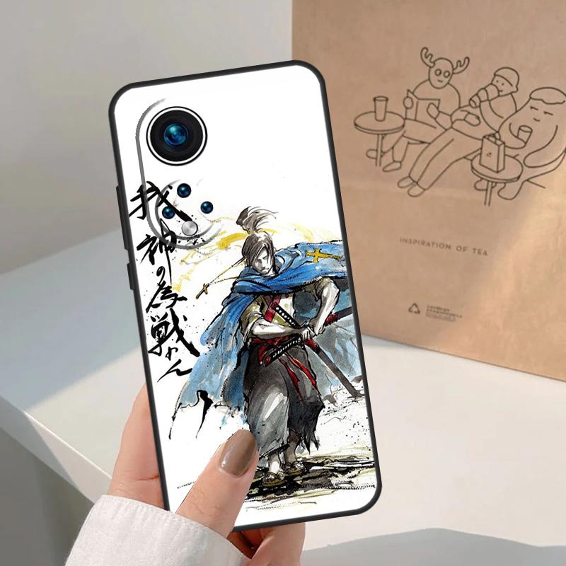 Японский воин-самурай Для чести Магический 7 Лайт 5 6 8 Про Чехол Для Honor 400 200 90 70 50 X8c X8b X9a X9b X9c X9d Win