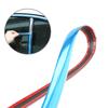 10MM Universal Car Self Adhesive Side Door Chrome Strip Styling Moulding Decoration Bumper Protector Trim Tape DIY Car