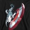 Captain America Childrens/Kids Shield Spin Heather Pull Over Hoodie