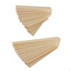 20pcs Unfinished Wood Wooden Rectangular Plaque Board For Modelling Material