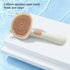 Cat Brush Pet Comb Self Cleaning Slicker Brush Remove Hair Grooming Brush Pet Dematting Comb Dog Beauty Hair Comb