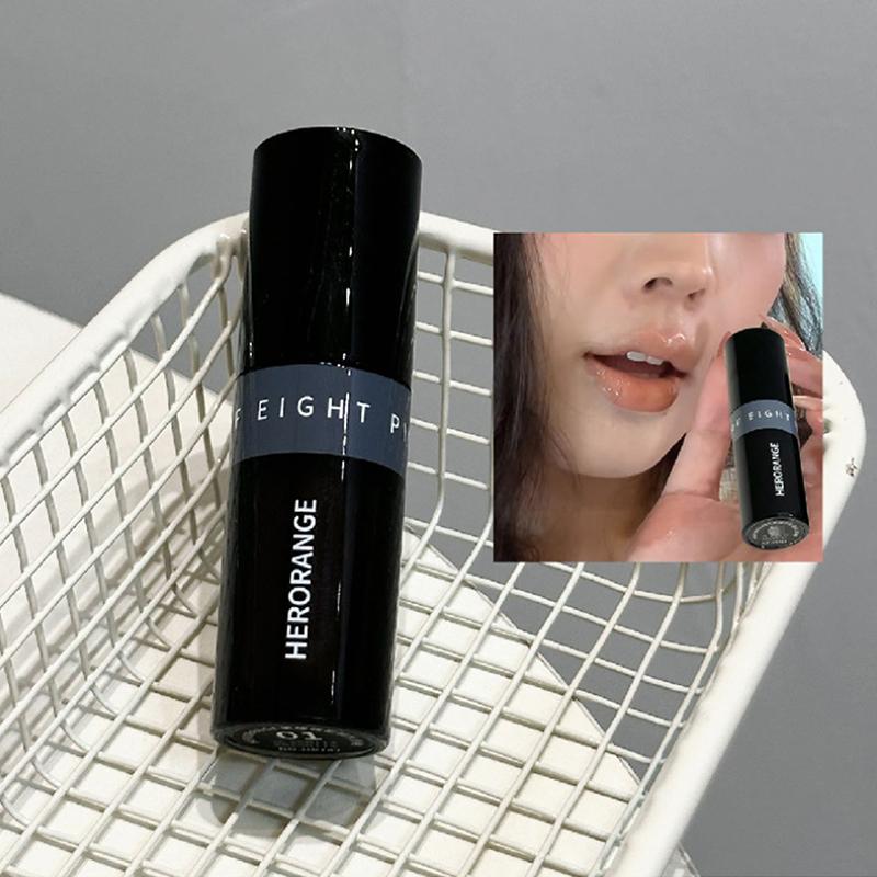 Herorange Mirror Lip Glaze Juice Red Lip Gloss Long-Lasting Shiny Lip Gloss, Student-Friendly Skin-Brightening Nude Lipstick
