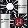 4pcs 69mm Car Wheel Center Hub Center Cap Rim Hub Dustproof Cover Emblemem For Honda Civic Accord Crider City XRV CRV HRV