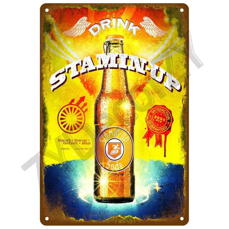 Beer Tin Sign Retro Wall Plaque Art Club Pub Bar Poster Home Decor Metal Sign Wall Decorations Vintage Cafe Mural Plate Brand