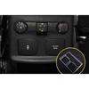 For Ford Explorer 2016-2019 Carbon Fiber Rear Cigarette Lighter Panel Trim 1PCS