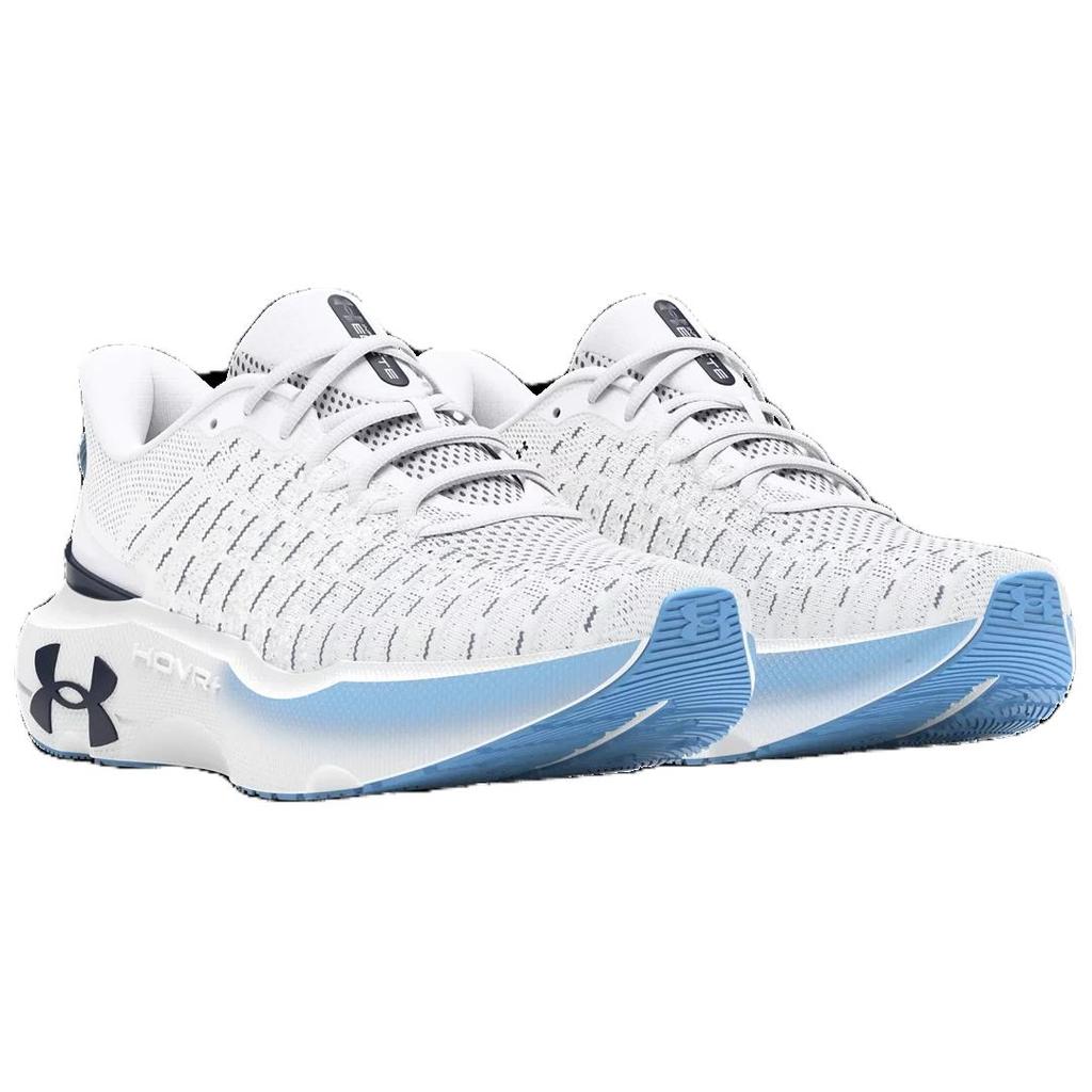 Under Armour HOVR Infinite Elite White Halo Grey Women Sneakers Midnight-Navy 3027199-102