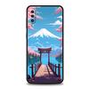 Япония Гора Фудзи Картина Цветение сакуры Чехол для телефона Для Samsung A56 A36 A26 A34 A17 A16 A06 A14 A12 A54 A72 A52 A50 A40 A32Чехол