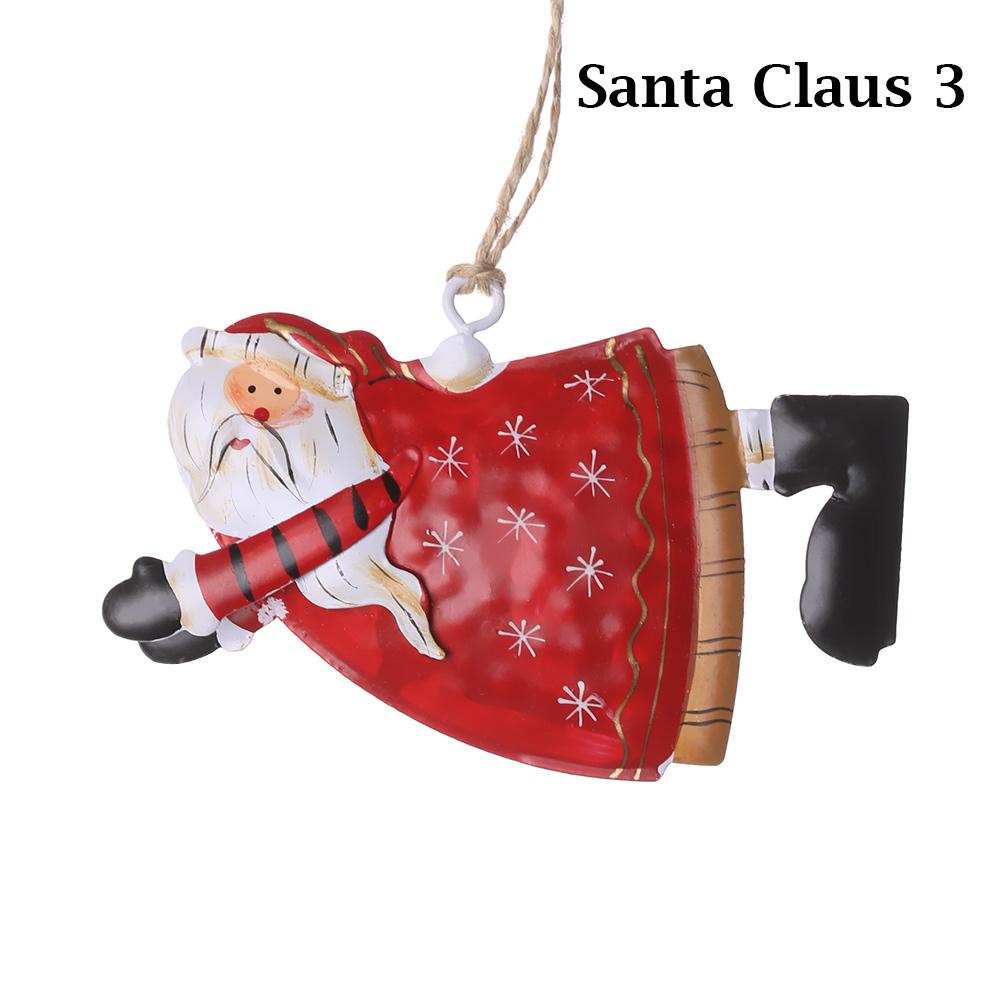 Drop Ornaments Festival Supply Christmas Decorations Santa Claus Cartoon Angel Hanging Pendants