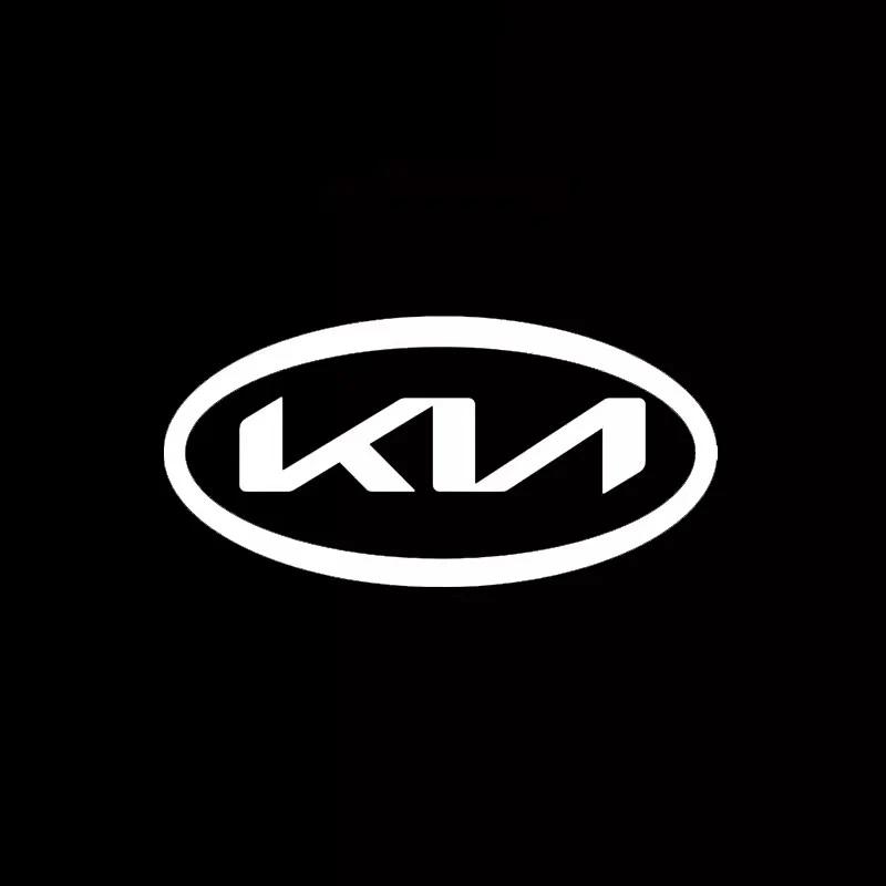 BMAIIW1 2Pcs LED Car Door Projector Logo High Definition Welcome Light For KIA K5 K9 Sorento Ceed Sportage Carnival Stinger Forte Niro