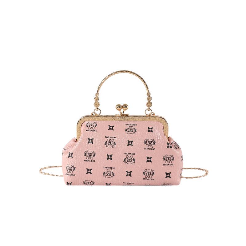 Персонализированная маленькая квадратная сумка с застежкой, модная сумочка, цепочка с принтом в иностранном стиле, сумка через плечо, сумка-мессенджер, женская сумка.