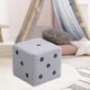 Dice Cube Foot Stool Ottoman Step Creative Non-Slip Stable Footstool for Bedroom