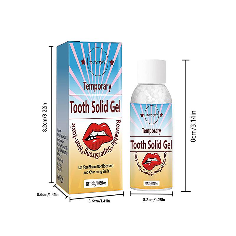 Solid Teething Gum Temporary Tooth Kit Repair Teeth Gaps Filling False Teeth Solid Glue Denture Adhesive Beauty Teeth Whitening