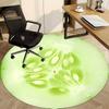 1pc Cucumber Slice Office Round Area Rug, Indoor Mat Suitable For Office, Under Office Chairs Bedroom Living Room Home Decor, Room Deco