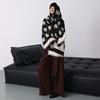 Winter Small Fragrance Outside With Versatile Camellia Imitation Cashmere Scarf Shawl Women'S Long Versatile Warm Scarf