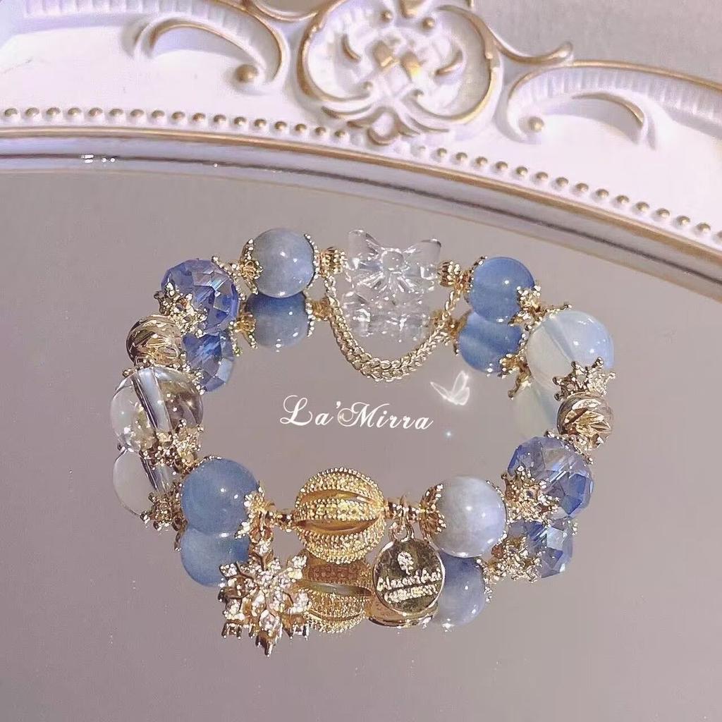 Snowflake Starry Sky Bracelet Women's Exquisite New Premium Sweet Simple Christmas Gift Jewelry Trend