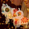 DIY Material Package New Year Lion Dance Lantern with Tassel Waterproof Ancient New Year Lantern Hanging Ornament