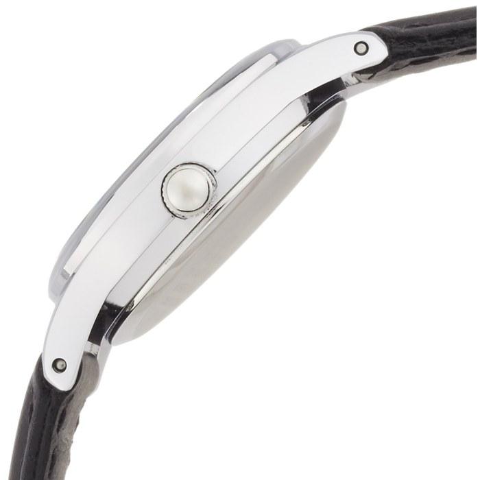 [Часы Seiko] ALBA Сотрудничество с Тоторо ACCK402 - Белый Циферблат, Серебристый Корпус, Черный Кожаный Ремешок