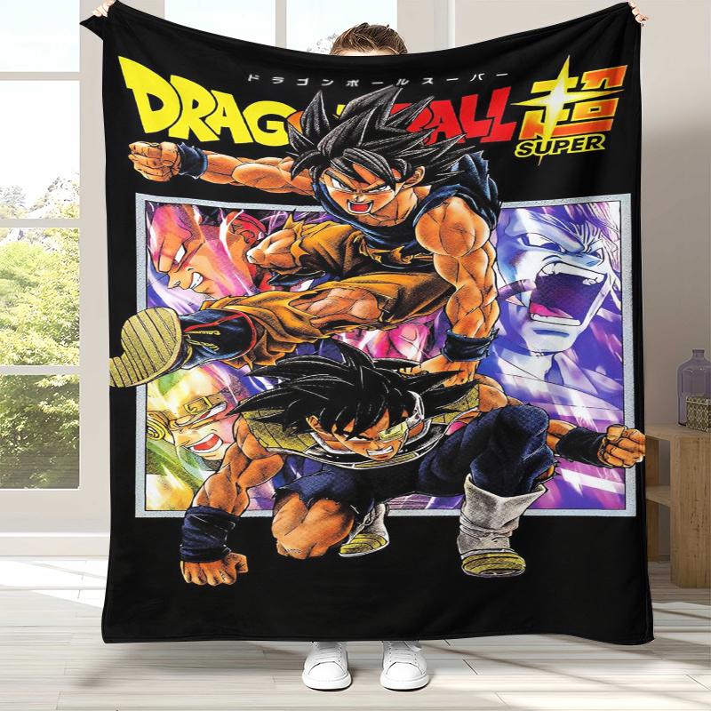 Аниме D-Dragon Ball Игра Мультфильм Фланелевое Одеяло, Ультра Мягкое Теплое Плюшевое Покрывало для Дома Спальни Кровати Дивана Офиса Кемпинга