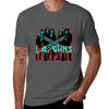 La 80s Glam Metal Guns Tshirt Work Daily Short Sleeve Top