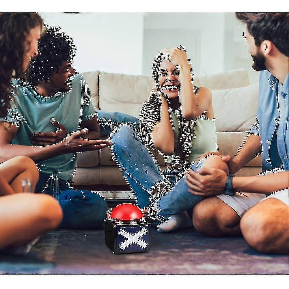 4pcs Game Buzzer,game Buzzer Alarm Sound Play Button With Light Trivia Quiz Got Talent Buzzer Game