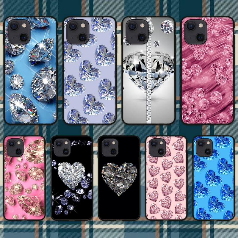 Чехол для телефона Diamond Love для iPhone 11 12 Mini 13 14 Pro XS Max X 8 7 6s Plus 5 SE XR Shell