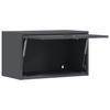 Wall Mounted Garage Cabinet with Gas Spring Door Anthracite