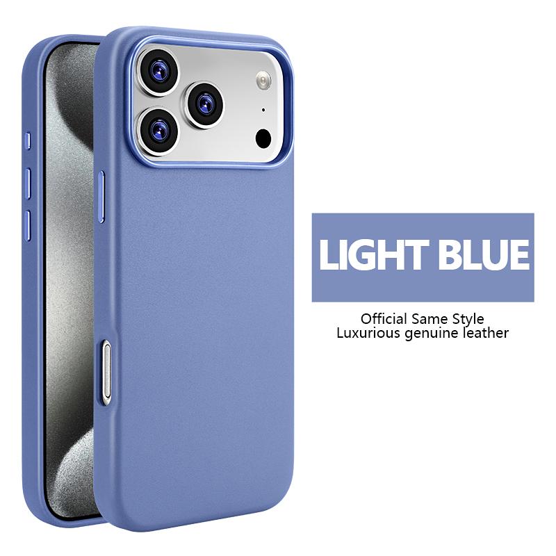 Official for Magsafe Magnetic Leather Case for Apple IPhone 18 Pro Max 17Pro 16 13 12 14 15 Pro Max Original Charger Cover