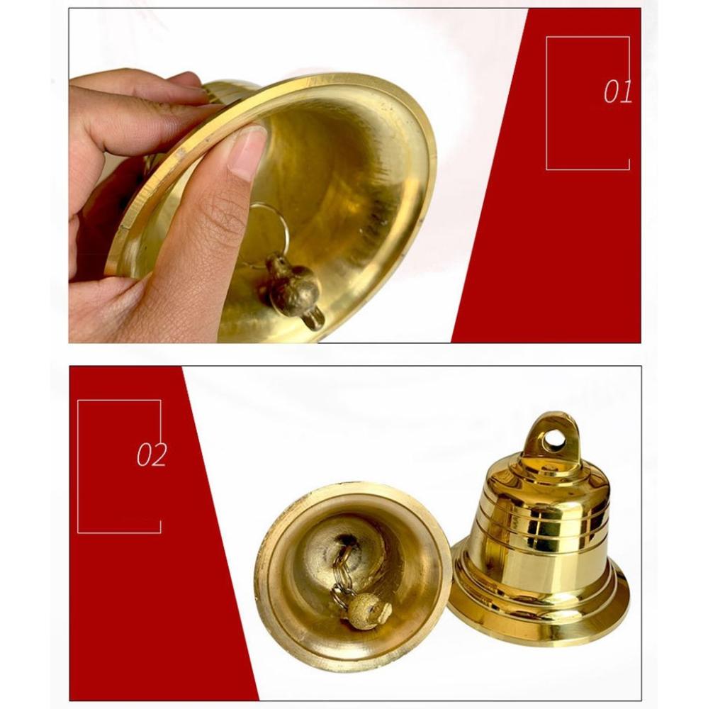 1 шт. Чистая медь подвесные колокольчики качественные утолщенные медные колокольчики колокольчики поделки колокольчики для подражания ветру колокольчик для пастбища