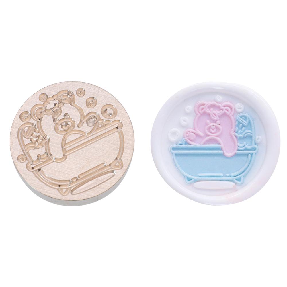 Печать серии животных с медной головкой, 3D-рельефные штампы, печатающая головка для подарочного скрапбукинга