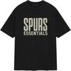 Essentials X NBA Spurs Tee Black Men Tops 125AL244003F