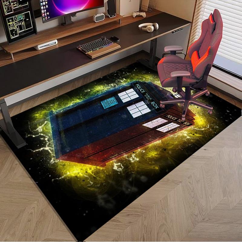 telephone booth Carpet, Chair Rug,Rug for Office Bedroom living rooms, Doormat decor Fan Gift Christmas Gift