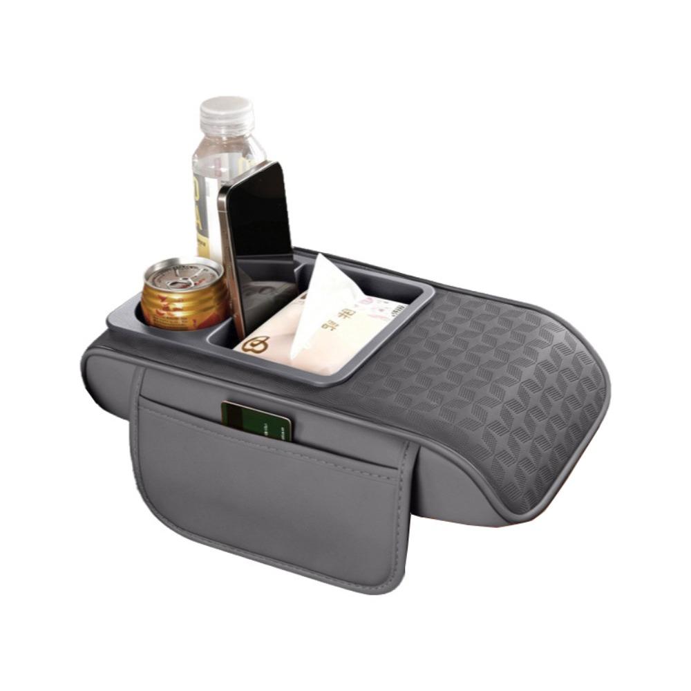 Thicken Car Armrest Storage Box Heightened Car Elbow Support Pad Car Interior