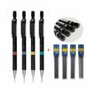 0.3/0.5/0.7/0.9mm Professional Drafting Pencil+Pencil Lead Set Mechanical Pencils for Art Sketching Technical Drawing & Students