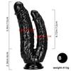Double PVC Anal Plug Dildo Strap on Realistic Penis Dilator Adult Sex Toy Fisting
