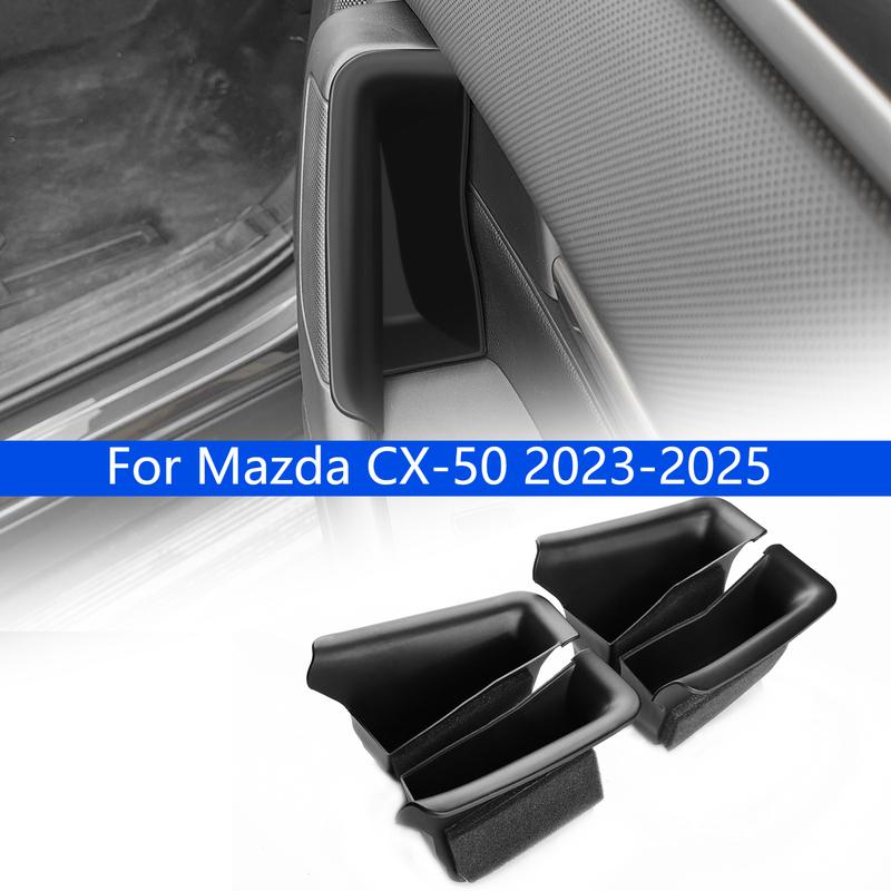 TPE Door Storage Box For Mazda CX-50 2024 2025 Anti-Scratch Non-Slip Car Organizer Interior Modification Car Accessories