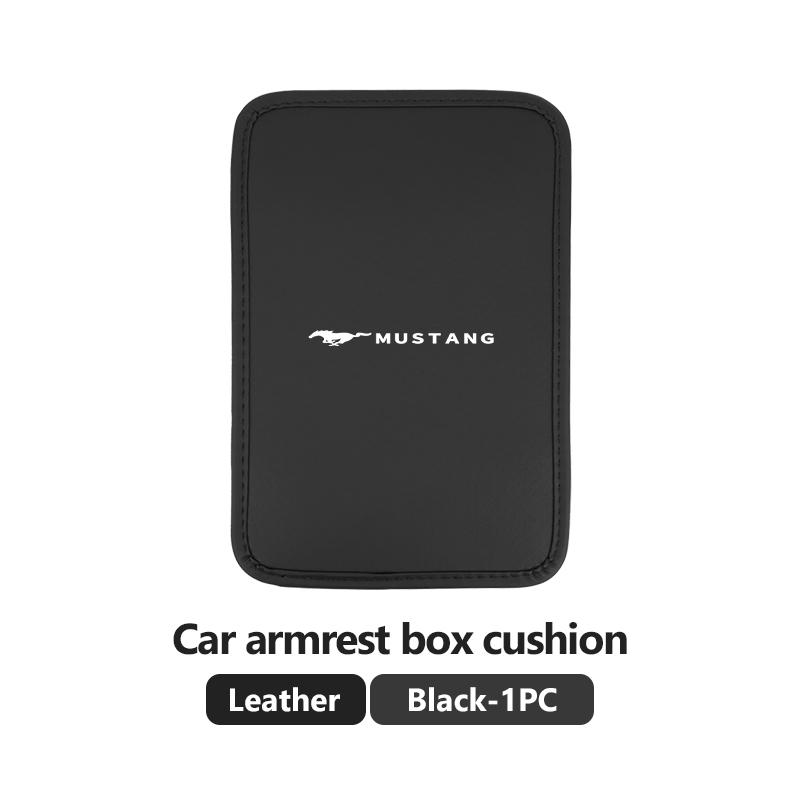 DFXB4 For Ford Car Armrest Cushion Leather Ice Silk Anti Scratch Console Cover Escape Ecosport Fusion Explorer Expedition Taurus