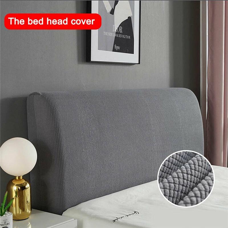 Soft Stretch Elastic Bed Headboard Cover Bed Head Slipcover Protector 1.2/1.5/1.8M
