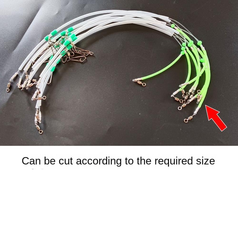 Зеленый Светящийся Рыболовный Шланг Силиконовая Трубка Рукава для Оснастки Глубоководная Рыбалка