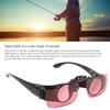 Fishing 8x CPL HD wide nose bridge ergonomic includes carrying binoculars, magnification, hands-free adjustable, triple-color filter, lens, 85°