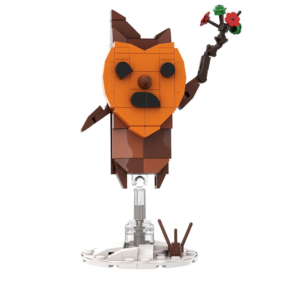 Gobricks Moc Zeldaed Яхаха Корок Brickheadz Модель Кирпичи Zeldaed Игровые Фигурки Набор Строительных Блоков Руины Страж Игрушки В Подарок