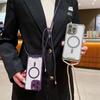Магнитный прозрачный чехол для iPhone 15 14 13 12 11 Pro Max Plus для Magsafe Crossbody Lanyard Жесткий акриловый чехол