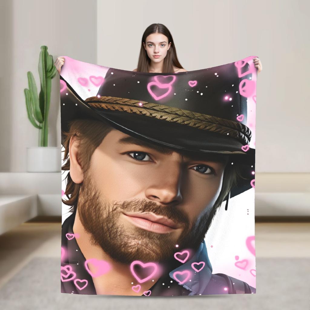 Arthur Morgan  Super Soft Blanket  Aesthetic Home Decor Flannel Bedspread Sofa Bed Cover