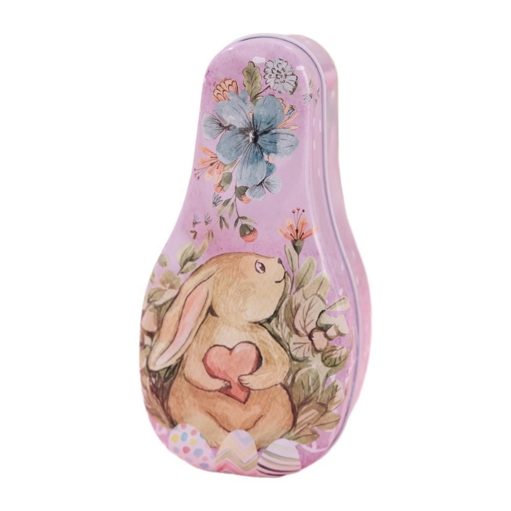 Винтажная жестяная коробка для пасхального яйца Мультяшная жестяная коробка для конфет Жестяная коробка для печенья Праздничные мероприятия