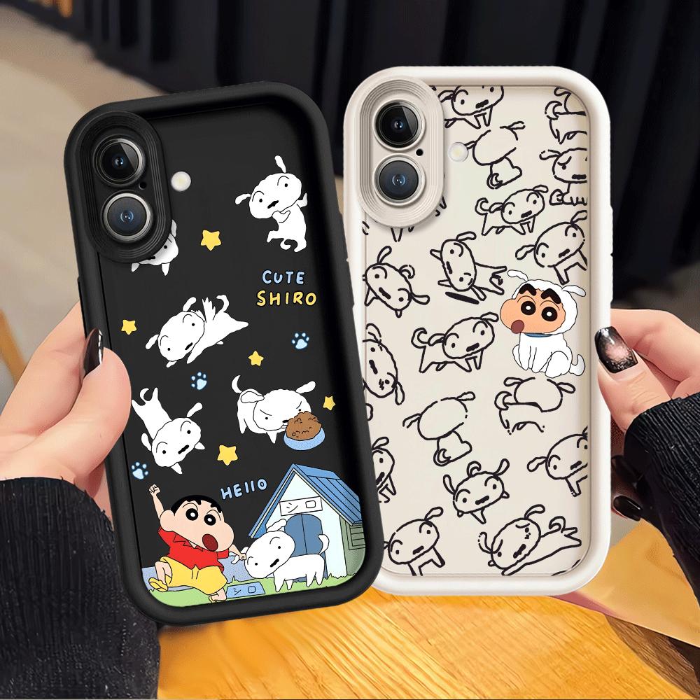 Crayon Shin Chan Little White Phone Cover Case for iPhone 15 Plus 16 Air 13 12 Pro 11 17 Pro Max 14