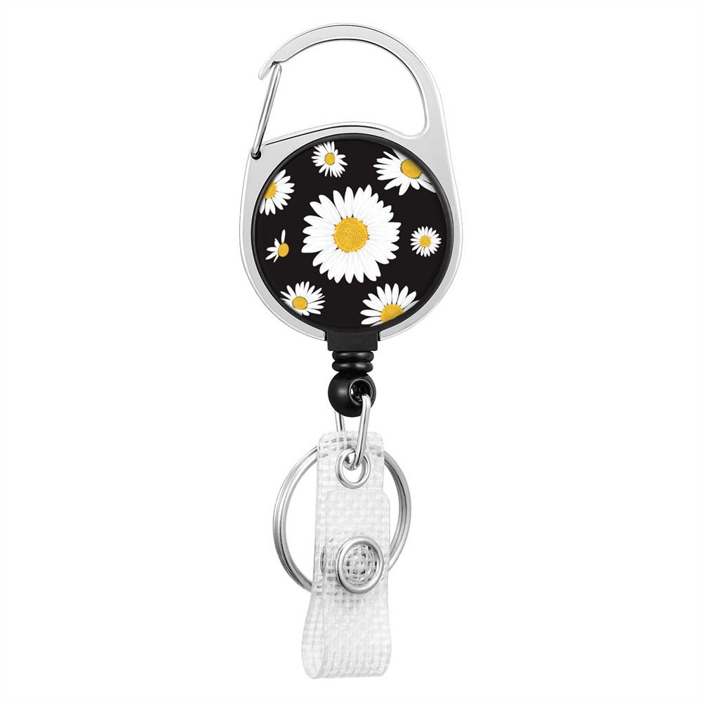 Retract Pull Key Chain Lanyard Clip Name Tag Holder Badge Holders ID Card Key Ring Badge Reel Clip