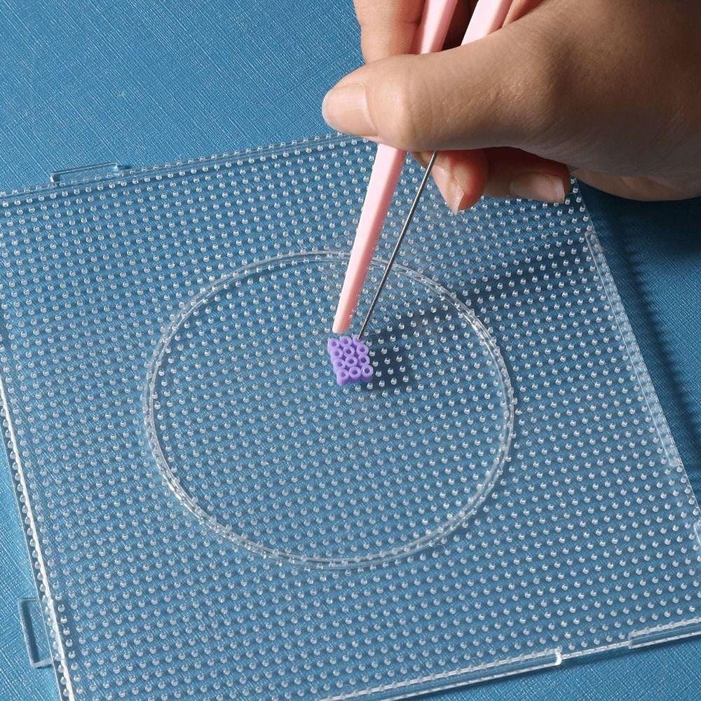 4Pcs High Temperature Resistance Melting Beads Pegboards DIY 2.6mm Hama Beads template  Kids Craft
