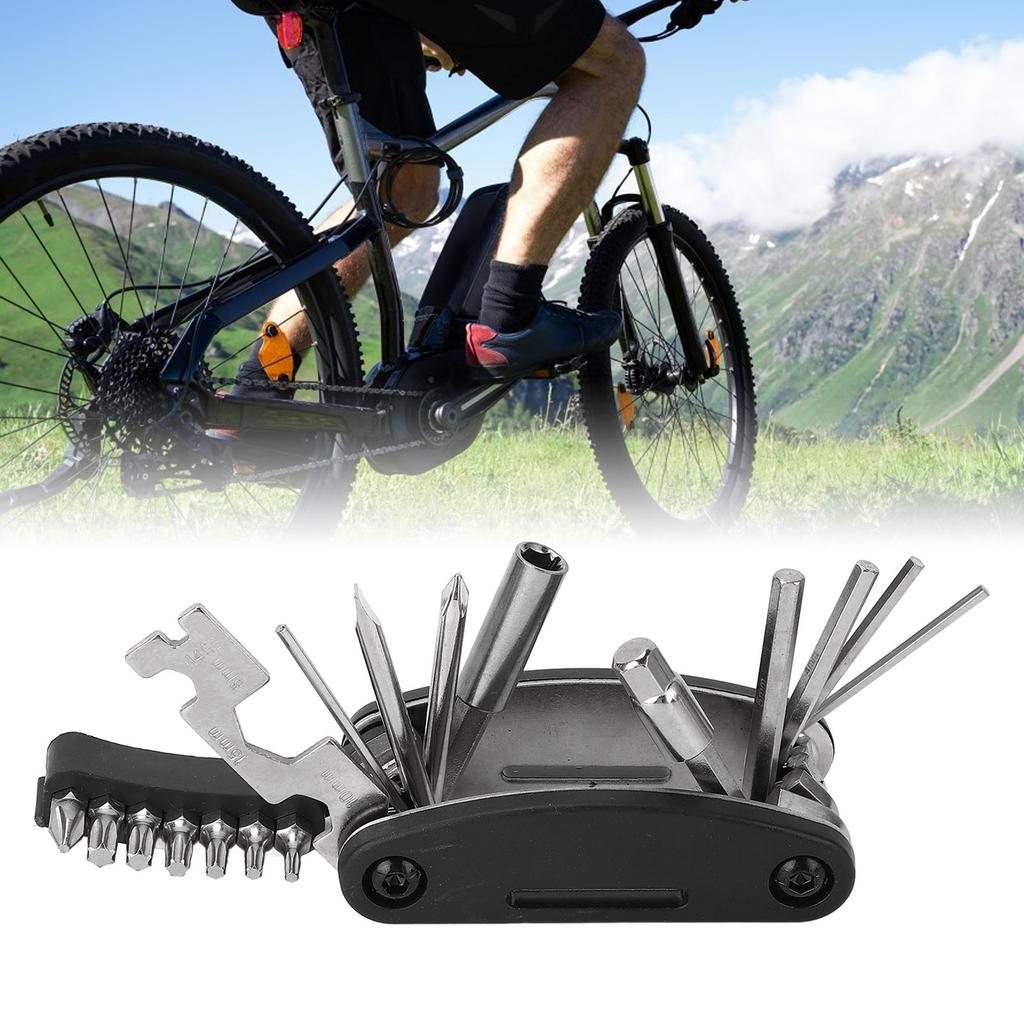 20 in 1 Bike Multitool Professional Portable Integrated Design Bike Repair Tool for Emergency Maintenance Camping Travel